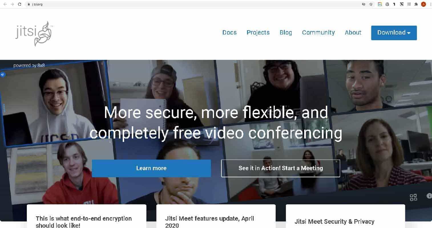 Jitsi - бесплатные видеоконференции с открытым кодом Jitsi - бесплатные видеоконференции через интернет